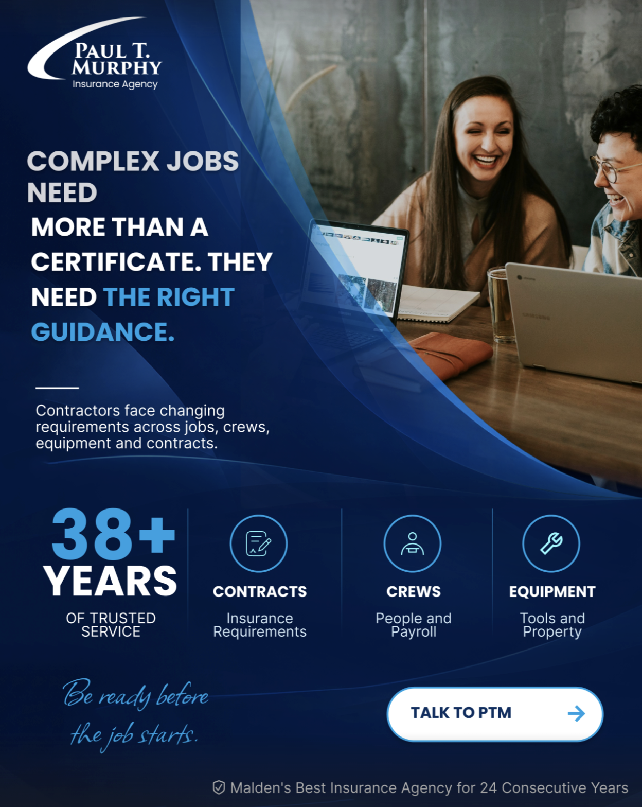 Sample social media ad created for a client agency