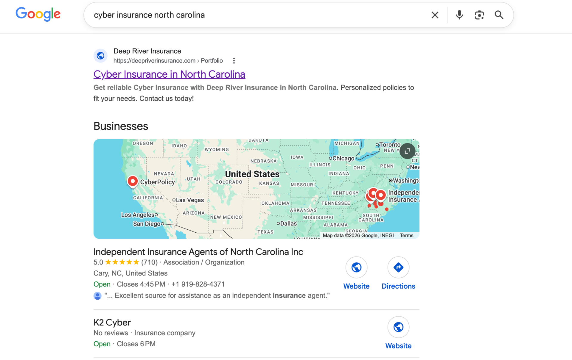 Cyber Insurance North Carolina